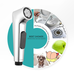 <strong>New</strong> Shattaf, Chrome ABS <strong>New</strong> Button Press Shattaf <strong>Sprayer</strong> for Toilet, Health Faucet Bidet Spray, Toilet <strong>Sprayer</strong> - Product Image 3