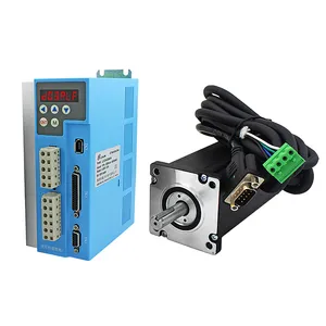 Kit Driver Motor Servo Pembasmi 20Nm, Driver Motor Hibrida Digital LCDA2260H + 110Mm 3 Fase Nema34 20Nm Loop Tertutup untuk DIY CNC Ma