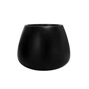 Juego de Macetas de Poliéster Negras de Diseño Moderno para Exteriores, Macetas Decorativas de Fibra de Vidrio para Jardín - Product Image 6