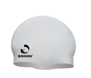 Hochwertige 68g Bade kappe Wal gedruckt Logo benutzer definierte nahtlose Erwachsenen Silikon Bade kappe - Product Image 5