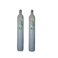 Gaz Kr à 99,999 % de pureté, cylindre en acier de 40 L, gaz industriel haute/basse pression à vendre
