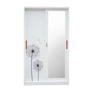 Armoire en métal, <span class=keywords><strong>placard</strong></span> de chambre à coucher, armoire en acier, casier, <span class=keywords><strong>porte</strong></span> <span class=keywords><strong>coulissante</strong></span> ou <span class=keywords><strong>porte</strong></span> battante, armoire de rangement - Product Image 2