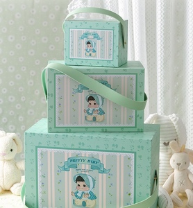 Coffret <span class=keywords><strong>Cadeau</strong></span> pour Bébé Garçon et Fille d'<span class=keywords><strong>un</strong></span> <span class=keywords><strong>an</strong></span>, Papier Spécial Dessiné à la Main, Design Mignon pour Emballage <span class=keywords><strong>Cadeau</strong></span> et <span class=keywords><strong>Cadeau</strong></span> de Retour - Product Image 3