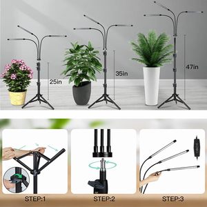 Bán buôn chất lượng xếp gấp tăng trưởng thực vật dẫn đèn quang phổ đầy đủ <span class=keywords><strong>COB</strong></span> <span class=keywords><strong>Chip</strong></span> phát triển đèn cơ thể nhôm đứng nở - Product Image 5