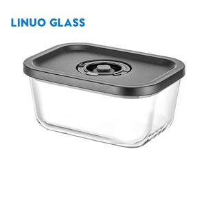 Linuo lò vi sóng tủ đông an toàn nhà bếp đựng thức ăn thủy tinh chân không container lưu trữ thực phẩm với bơm chân không - Product Image 4