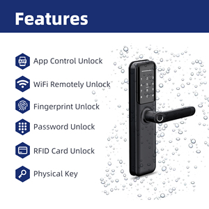 ลิลิไวส์ ซีราดูรา อินเทลิเจนเต้ ขายส่ง ล็อคประตูดิจิตอล  ระบบ WIFI TTlock แอป Tuya รหัสผ่าน ลายนิ้วมือ สมาร์ทล็อค - Product Image 3