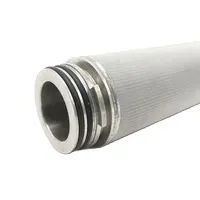 316L Stainless Steel Sinter Metal Filter Cartridge Hot Gas Filtration High Temperature Liquid Sintered Mesh Filter Element