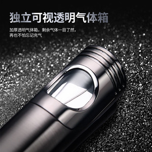 Encendedor Recargable de Metal JOFI, Resistente al Viento, con Combustible de Butano, Accesorio Portátil para Fumar, Regalo - Product Image 2