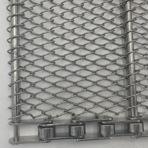 ब्रेड बेकिंग के लिए उच्च तापमान खाद्य ग्रेड 304/316 स्टेनलेस स्टील वायर जाली कन्वेयर बेल्ट - Product Image 2