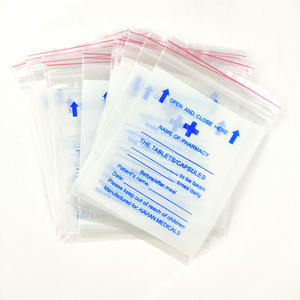 مغلف دواء LDPE موزع بلاستيك بسحاب للحبوب الطبية كيس بسحاب - Product Image 4