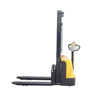 Factory Customized Electric Powered 1 Tons 1200kg 1.6t Lift 3.5m Walking Forklift Stacker Full Electric Pallet Jack Stacker