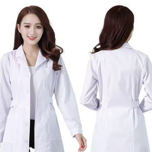 Vente directe d'usine Lhospital Uniform Designs Uniforme médical Femme Blouse de laboratoire Blanc - Product Image 1