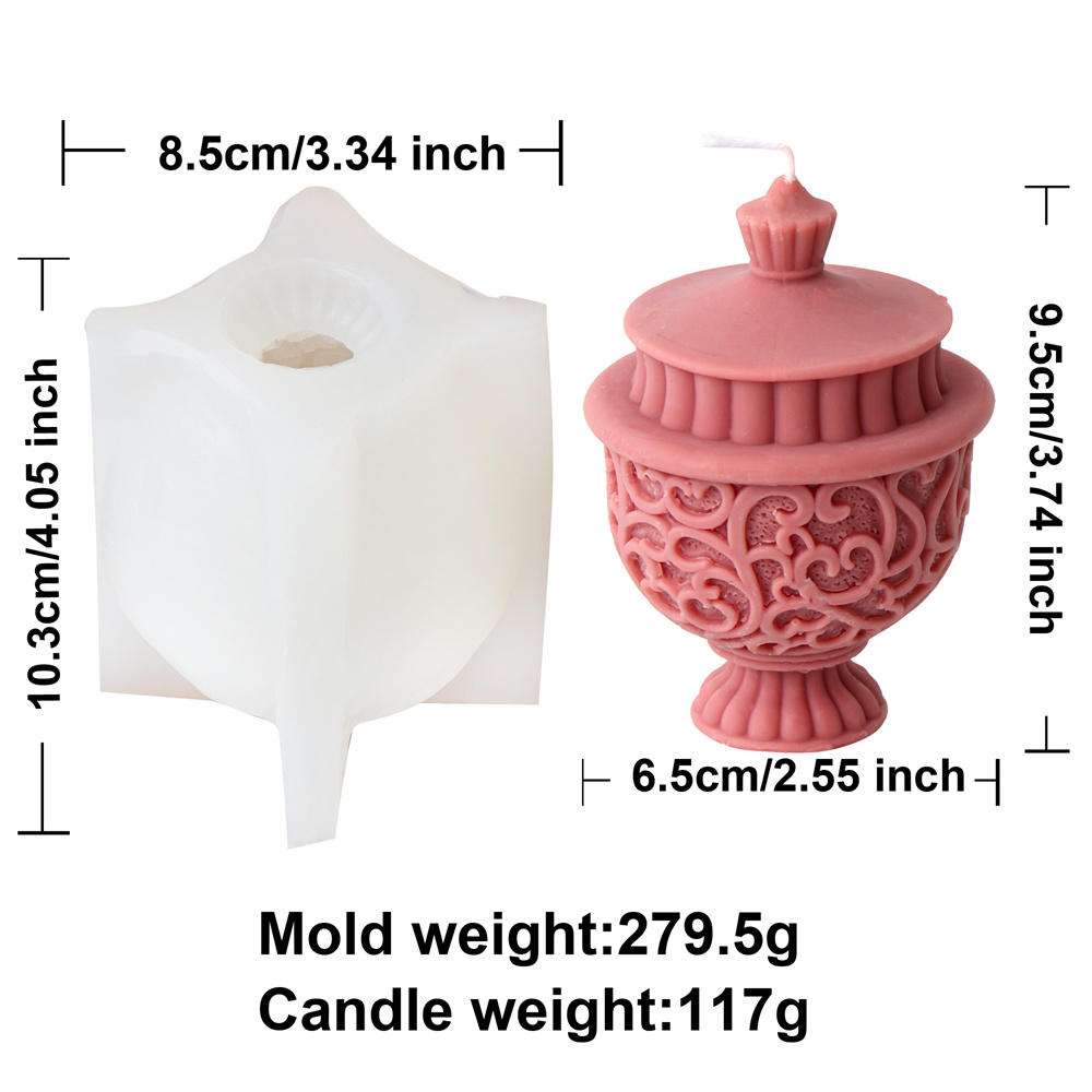 Carved-shaped Candle Mold