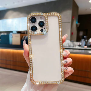 Nouveau diamant tout rond Protection coque de téléphone coque transparente en TPU pour Tecno Spark 30C/Go 1/Go 2024/20 Pro - Product Image 2