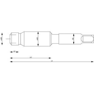 FERVI - E011/M100X100MC Robinet combiné métrique f-coil STI-EAN 8012667366087 OUTILS ÉLECTRIQUES ACCESSOIRES DE RÉPARATION DE FILETS ACCESSOIRES - Product Image 2