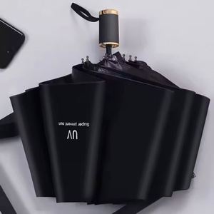 Strong Windproof Portable Manual Folded Travel Compact <b>Foldable</b> Rain <b>Umbrella</b> - Product Image 3