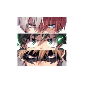 Adesivi per Auto Todoroki Shoto, Midoriya Izuku, Katsuki, Adesivi Animati <span class=keywords><strong>My</strong></span> <span class=keywords><strong>Hero</strong></span> <span class=keywords><strong>Academia</strong></span>, Decalcomanie Impermeabili per Auto e Laptop - Product Image 1