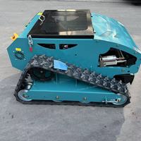 Tondeuse à gazon sans fil télécommandée à moteur essence 4 temps monocylindre de qualité industrielle à couple élevé avec châssis en acier 1000 mm
