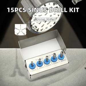 Wholesale 15pcs Advanced Sinus Kit Dental Implant <b>Drills</b> Stoppers Sinus Lifting Elevation <b>Hand</b> Instruments Surgical Tools Metal - Product Image 2