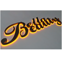 Enseigne personnalisée avec logo d'entreprise illuminé par LED, lettres 3D à LED, pour devanture de magasin Bella Beauty, enseigne lumineuse pour voiture, enseigne élégante de beauté