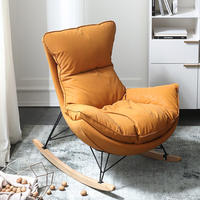 Nouveau style de salon moderne de haute qualité canapé à bascule simple chaise paresseuse d'extérieur