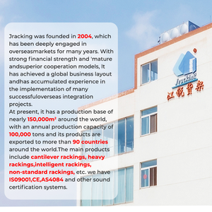 מערכת מדפים לתעשייה כבדה, מאושרת CE, מדגם Jracking,  למחסנים,  עם מדפי משטחים בצורת דמעה אמריקאית, במלאי. - Product Image 5