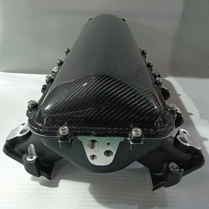Khô tinh khiết sợi carbon hàng đầu nắp lo-ram Modular intake Manifold phù hợp với LS3 động cơ - Product Image 5