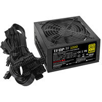 Alimentation électrique modulaire ATX 1000W pour ordinateur de bureau, alimentation à découpage en stock, vente en gros d'usine OEM