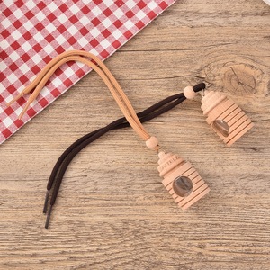 खाली लकड़ी की सभी फांसी वाली कार एयर फ्रेशनर डिफ्यूज़र बोतल खाली ग्लास की बोतल 5 मिली - Product Image 4