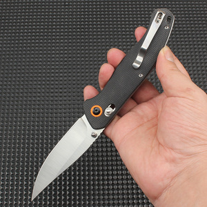 Couteau pliant <span class=keywords><strong>Mitaka</strong></span> à roulement à billes en acier D2, vente en gros d'usine, couteau de survie portable pour le camping en extérieur - Product Image 3