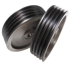 Polea de Tracción D600 de 4 Ranuras con Recubrimiento Cerámico/Acero Anodizado Duro - Product Image 1