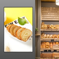 Chine fournisseur 75*120CM 38.4W panneau Led Portable pour panneau publicitaire avec boîtes à lumière affichage Restaurant Led affichage boîte à lumière