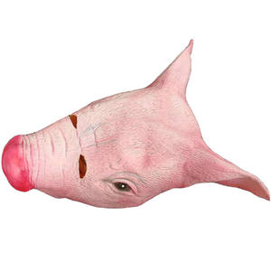 <span class=keywords><strong>Masque</strong></span> d'animal en latex d'<span class=keywords><strong>horreur</strong></span>, <span class=keywords><strong>masque</strong></span> de fête d'Halloween pour le visage entier avec des caractéristiques effrayantes et amusantes - Product Image 2