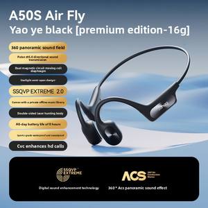 Écouteurs <span class=keywords><strong>OpenRun</strong></span> A50 TWS pour V5.1, étanches IPX-7, charge rapide, LED, sans fil, conduction osseuse, basses améliorées, alliage de titane - Product Image 5