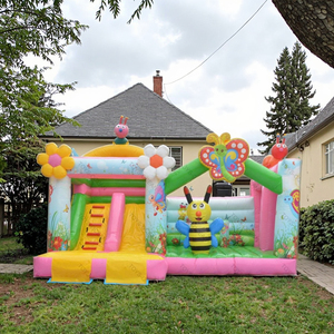 2025 mới vườn hoa Inflatable Bee thư bị trả lại lâu đài Mini sân chơi Combo - Product Image 1
