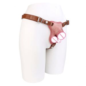 Strap on <b>Dildo</b> Cock Cages with Realistic Silicone Hollow <b>Dildo</b> for Male Penis Restraint Adult Sex Toys for Men - Product Image 4