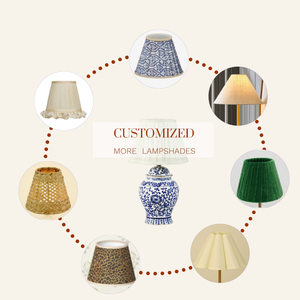 Đèn ngủ không dây Trung Quốc với chụp đèn xếp ly màu trắng sứ, có thể sạc lại, đế đèn E14, dùng cho nhà ở, khách sạn, trang trí bàn - Product Image 4