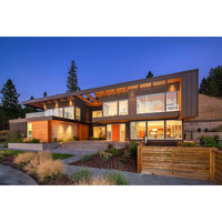 Conteneur à cadre de luxe Villa australienne à structure en acier léger Villa de 2 étages Petite villa moderne préfabriquée de 3 chambres à coucher