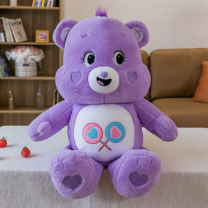 Colorful Carebears Teddy <strong>Bear</strong> <strong>Cute</strong> Embroidered Super Soft Plush Mesh Pillow Doll Animal Keychain Kids' Gifts for Valentine's Day - Product Image 1