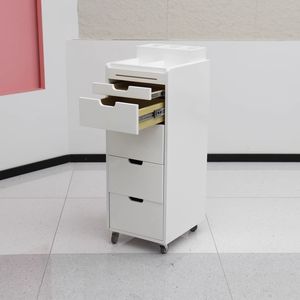 Wholesale Hair Stylist Barber Storage Tool <b>Trolley</b> with Drawer Salon Furniture for Hair Salon Kitchen Hotel Hospital - Product Image 6