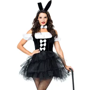 Costume di Halloween caldo costume cosplay di coniglio all'ingrosso
