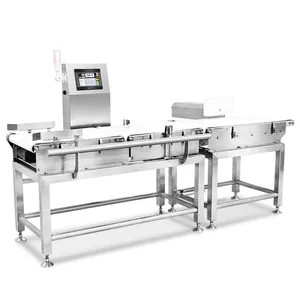 High Speed Stainless Steel Waterproof Function Check Weigher Machine With Rejector For Production Line