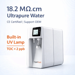 Sistema de Agua Ultrapura Tipo I con Bajo TOC y UV de Doble Longitud de Onda para HPLC, UPLC, LC, <span class=keywords><strong>MS</strong></span> y Ósmosis Inversa, Certificado CE - Product Image 1