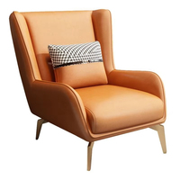 Ensemble de fauteuils inclinables modernes en velours avec pouf, chaise longue et canapé pour salon, chambre, hôtel, salle à manger, bar - Tissus disponibles
