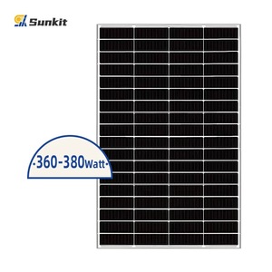 แผงโซลาร์เซลล์ SUNKIT SK360-380M-72S 360W-380W 210มม.x210มม. โมโนคริสตัลไลน์ สีดำ PERC แบบฮาล์ฟเซลล์ ประสิทธิภาพสูง จากโรงงาน - Product Image 1