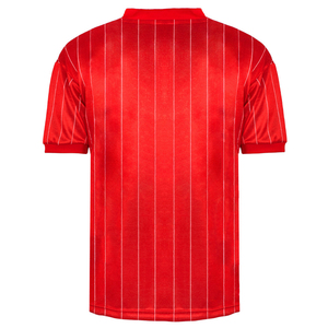 Maglia da calcio rossa in tessuto Jacquard in maglia Jacquard con 1983 personalizzata in fabbrica tazza europea con taglio automatizzato ad asciugatura rapida - Product Image 2