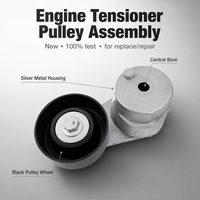 Ensemble de poulie tendeur de courroie pour Buick Chevrolet Malibu LFV LKN LCV Pièces de moteur automobile OE 12656315 12656327 12636389 55505526