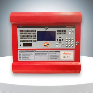 Panneau répéteur d'alarme incendie adressable Alfamax I-1000-R avec écran LCD, station de surveillance et de contrôle à distance, unité certifiée EN54 - Product Image 4