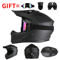 Casque intégral de moto tout-terrain certifié DOT – Vente en gros transfrontalière – Logo personnalisable – Ensemble trois pièces pour VTT