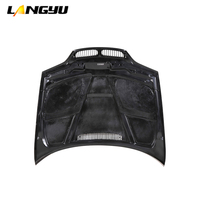 LANGyu 1998-2006 Pièces et accessoires automobiles Capot moteur style LY en fibre de carbone pour BMW E46 Berline 4 portes